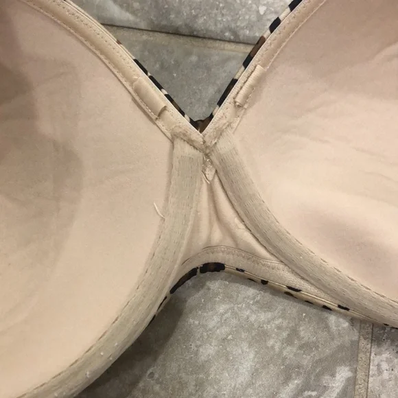 Cacique Cheetah Strapless Bra with Wire Size 44DD - Picture 10 of 13